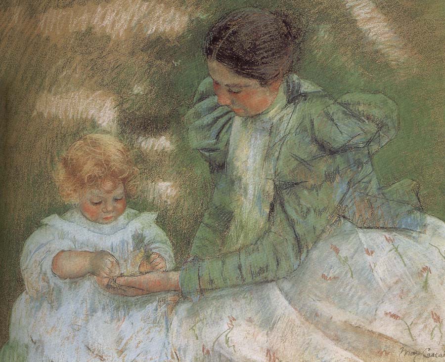 Mary Cassatt Mother and son